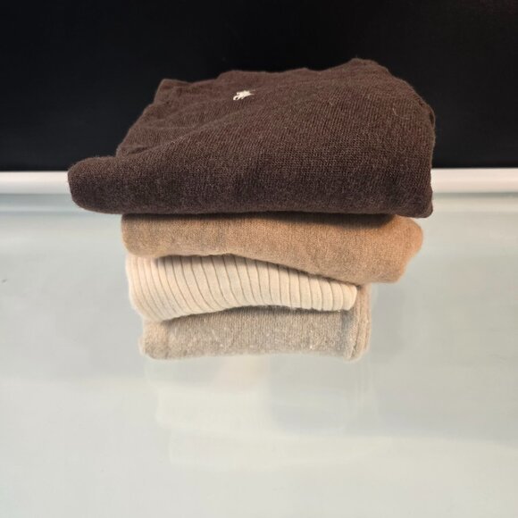 Crafters Cutters Cashmere Wool Sweaters Lot of 4 Repurpose Upcycle Recycle Flaws - Picture 4 of 4